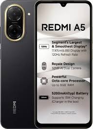 گوشی موبایل شیائومی مدل Redmi A5 4G ظرفیت 128 گیگابایت رم 4 گیگابایت ‘گارانتی 18 ماهه شرکتی